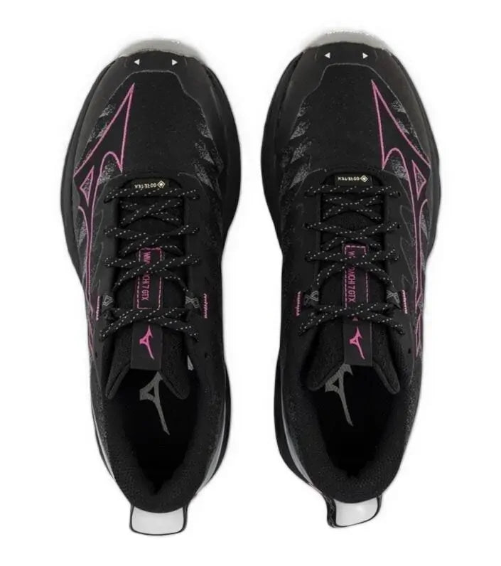 MIZUNO W Wave Diachi 7 Gtx BLAKC/FUCHSIA FEDORA/QUIET SHADE