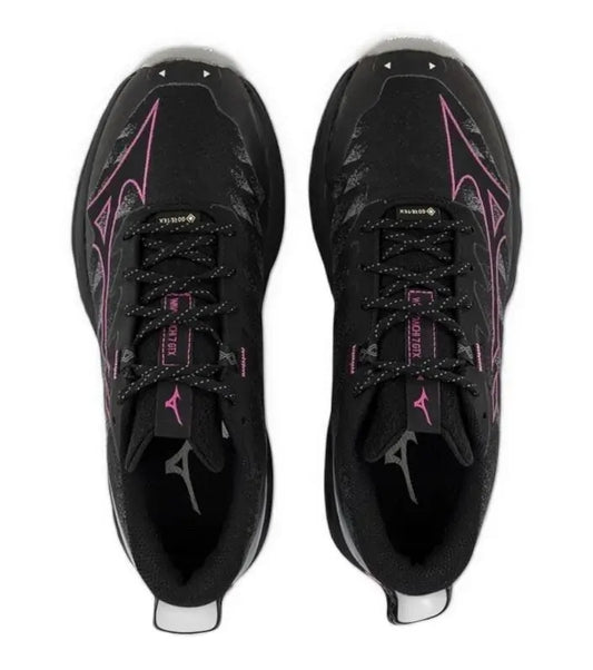 MIZUNO W Wave Diachi 7 Gtx BLAKC/FUCHSIA FEDORA/QUIET SHADE