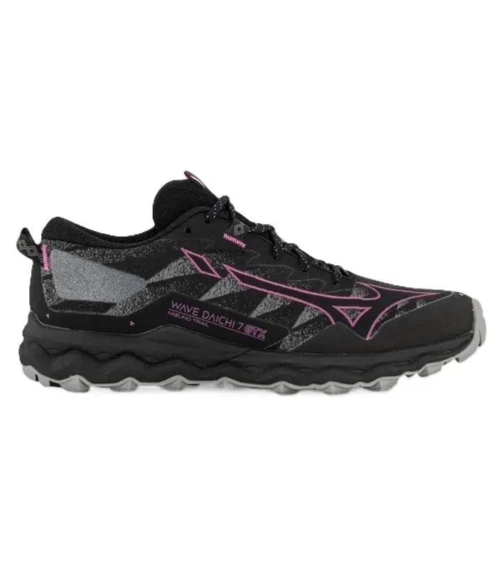 MIZUNO W Wave Diachi 7 Gtx BLAKC/FUCHSIA FEDORA/QUIET SHADE