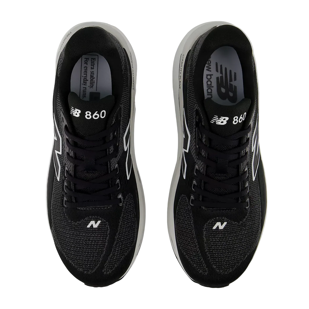 NEW BALANCE W W860 V15 (d) BLACK/WHITE