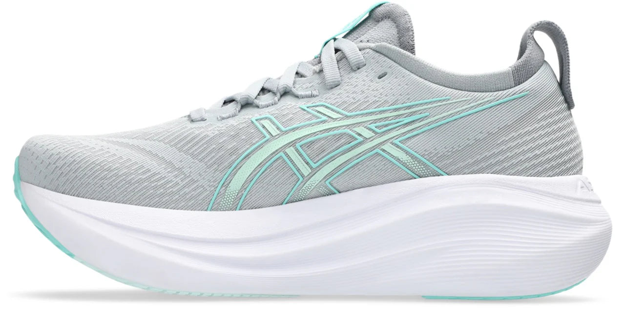 ASICS W Nimbus 27 D PEDIMOUNT GREY/ILLUMINATE MINT