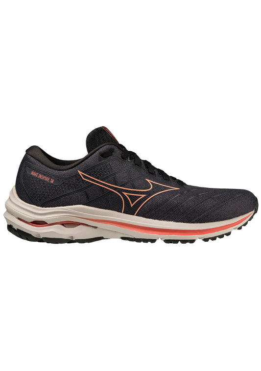 MIZUNO W Inspire 18 Waveknit BLACK/ROSE