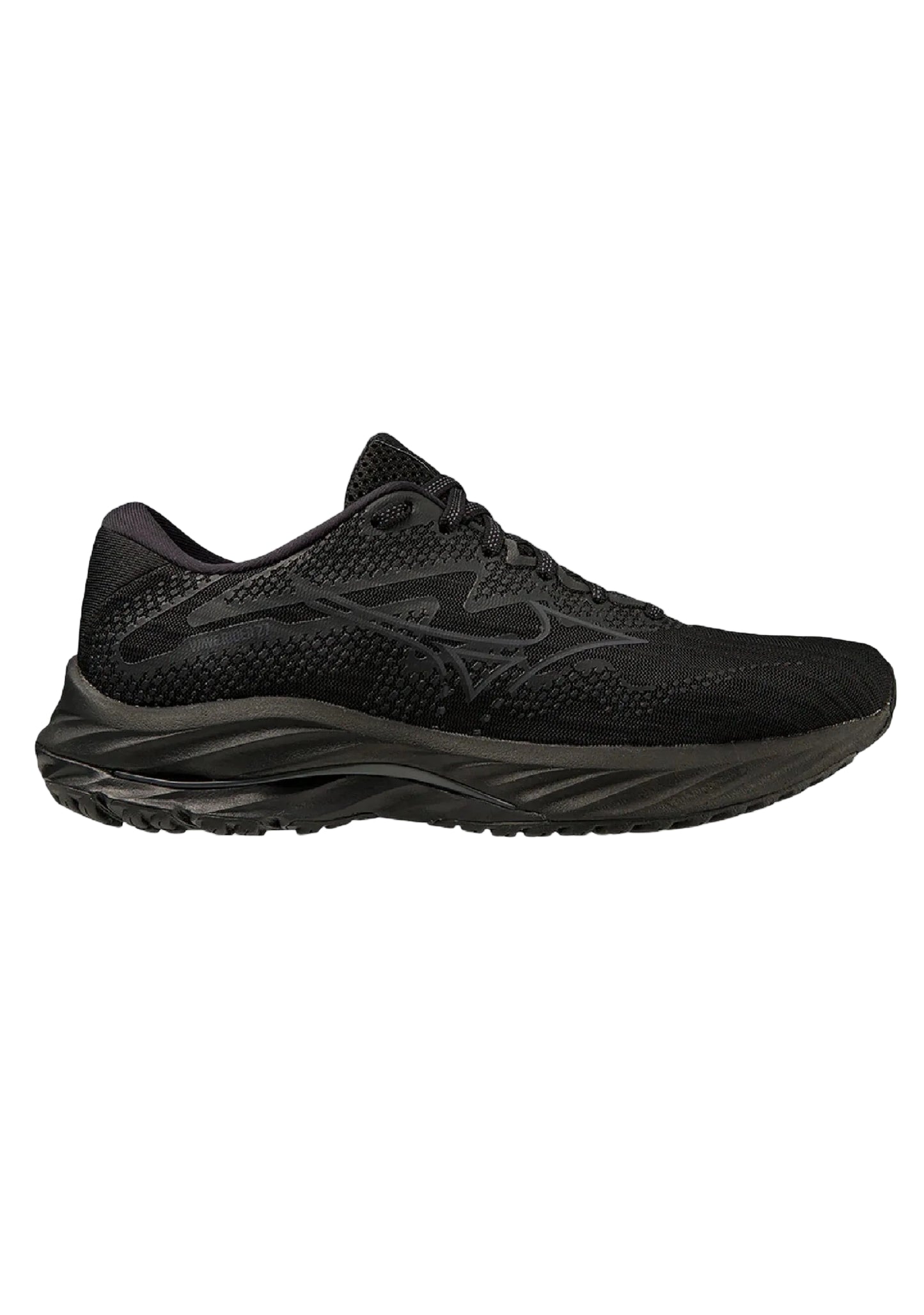 MIZUNO W Wave Rider 27 (w) Wide Black/Ebony/Black