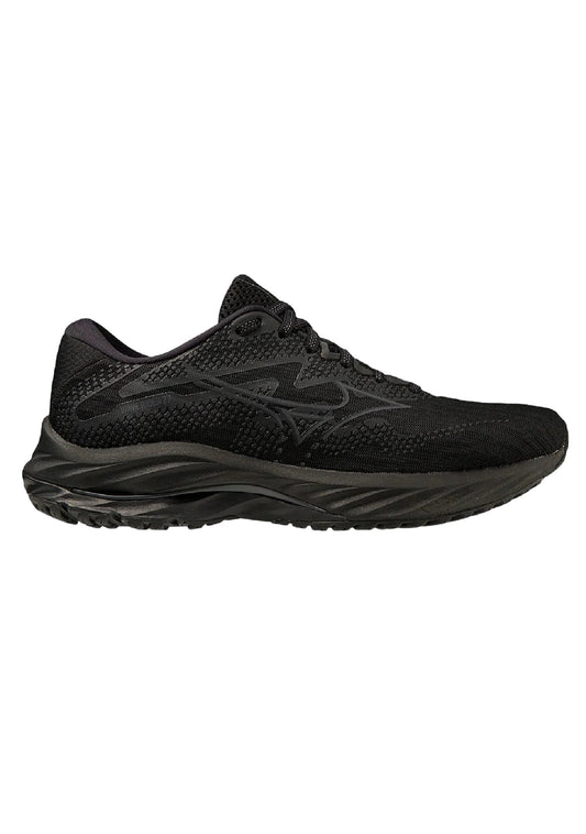 MIZUNO W Wave Rider 27 (w) Wide Black/Ebony/Black