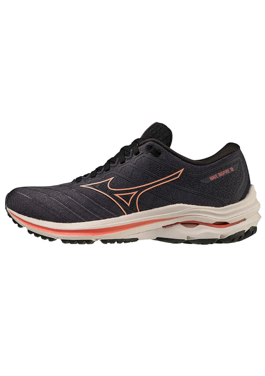 MIZUNO W Inspire 18 Waveknit BLACK/ROSE
