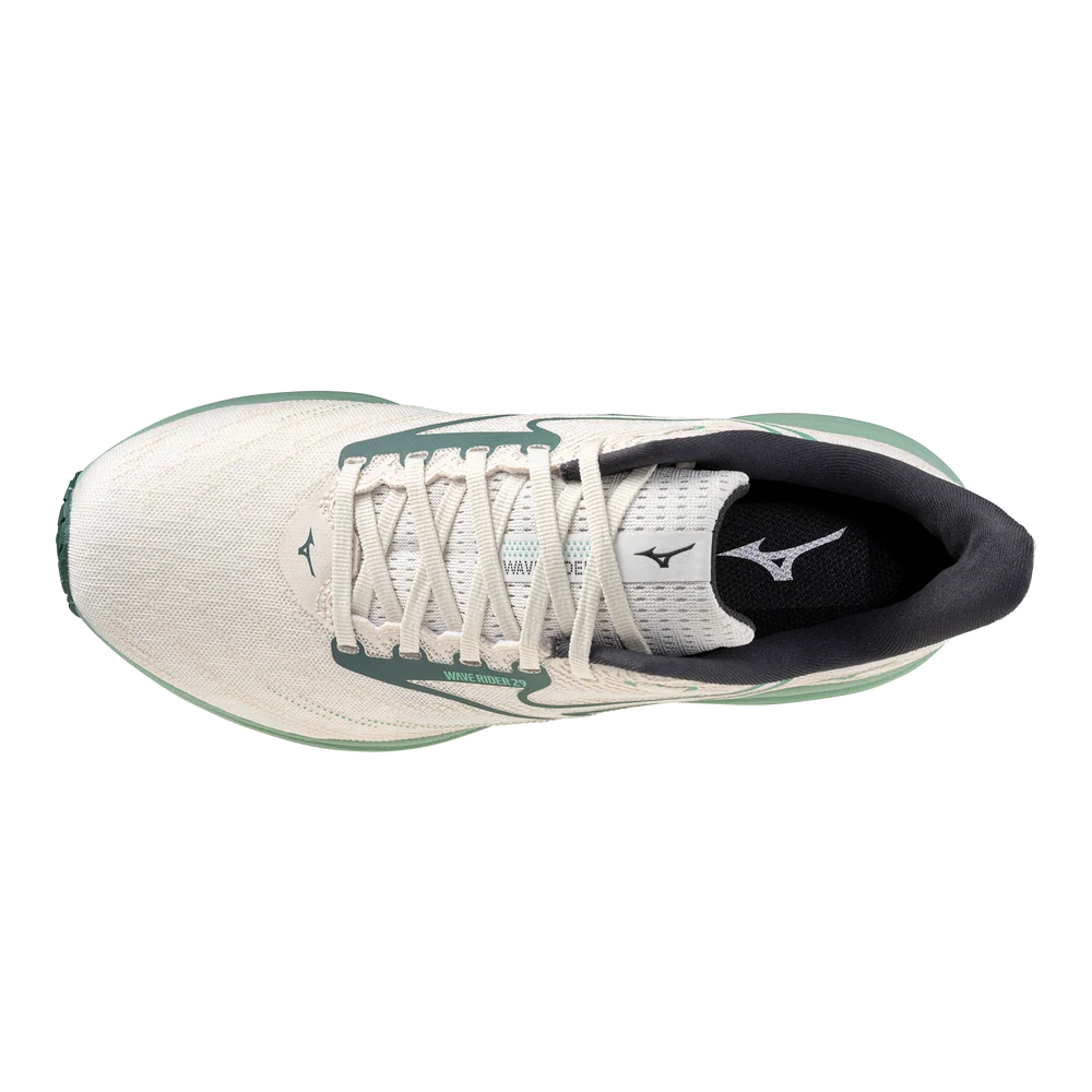 MIZUNO M Rider 29 (2E) SNOW WHITE/BISTRO GREEN/CREME