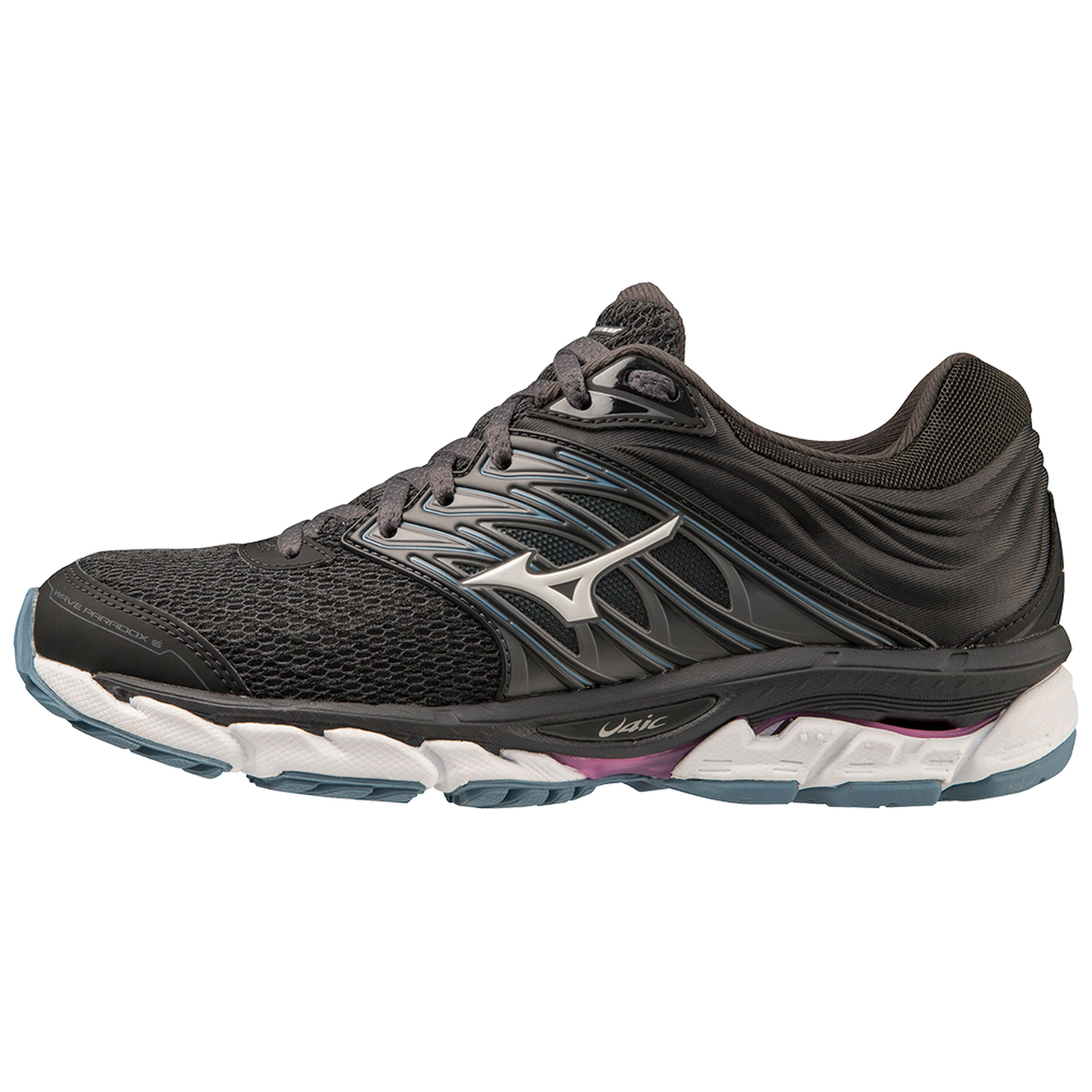 MIZUNO W Wave Paradox 5 (w) Black Oyster/Nimbus Cloud/Neon P