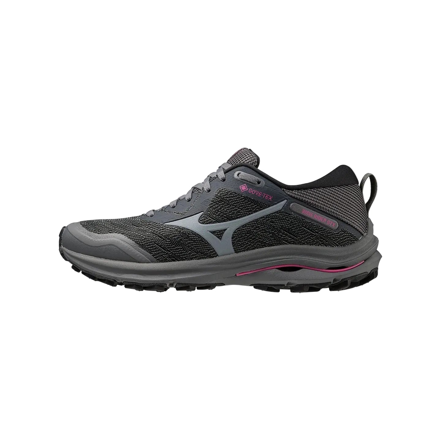 MIZUNO W Wave Rider Gtx (w) Wide Iron Gate/Nimbus Cloud/Fuch