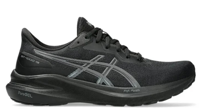 ASICS W GT 1000 13 BLACK/STEEL GREY