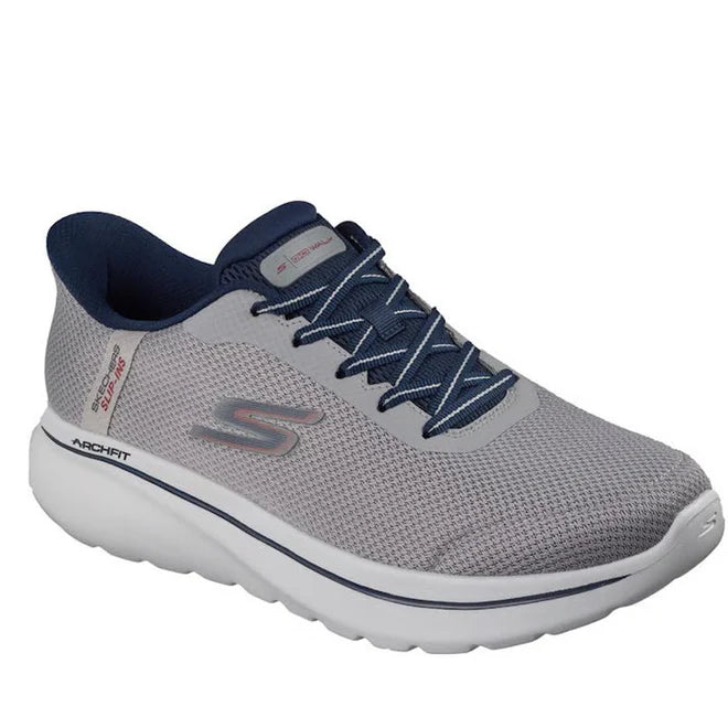 SKECHERS M GO Walk Arch Fit N-joy - Lenny GREY/NAVY