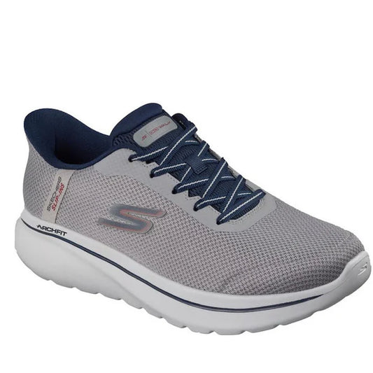 SKECHERS M GO Walk Arch Fit N-joy - Lenny GREY/NAVY