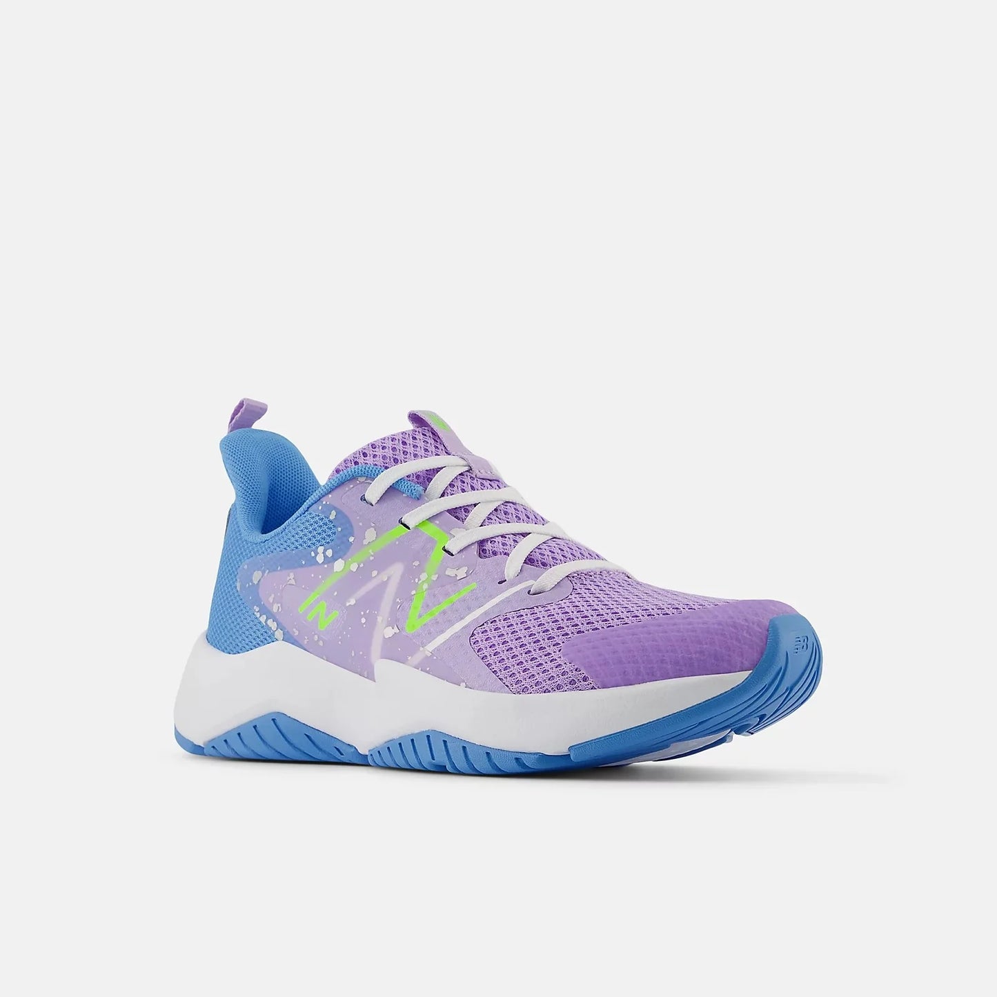 NEW BALANCE K Rave Run 2 JR LILAC GLO/SKY BLUE