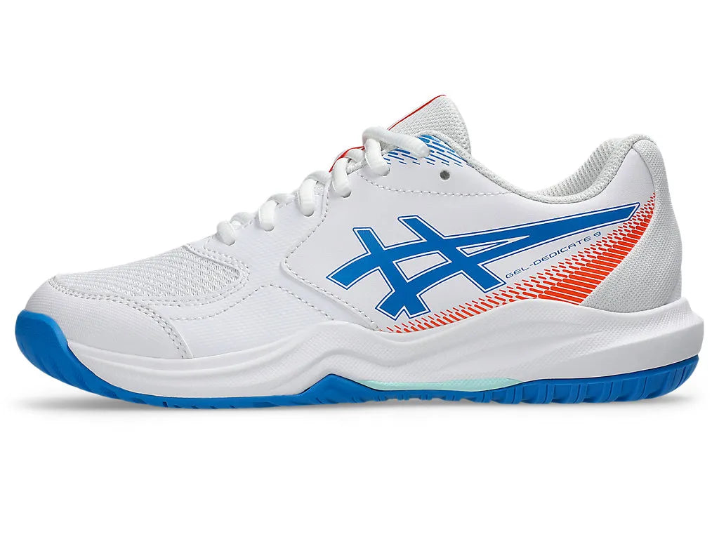 ASICS K Dedicate 8 GS WHITE/DIRECTORIRE BLUE
