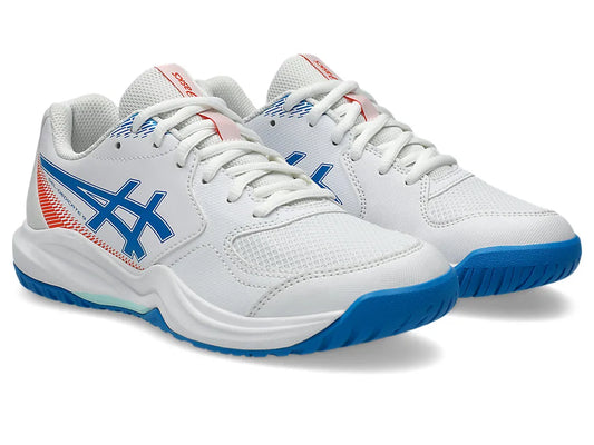 ASICS K Dedicate 8 GS WHITE/DIRECTORIRE BLUE