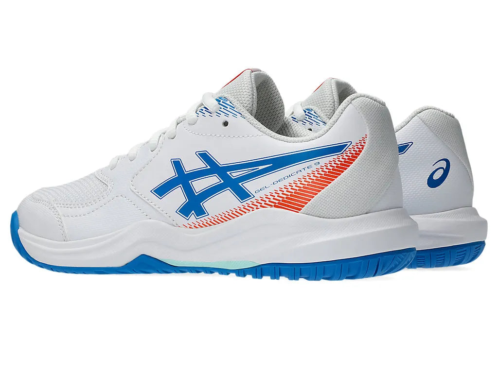 ASICS K Dedicate 8 GS WHITE/DIRECTORIRE BLUE