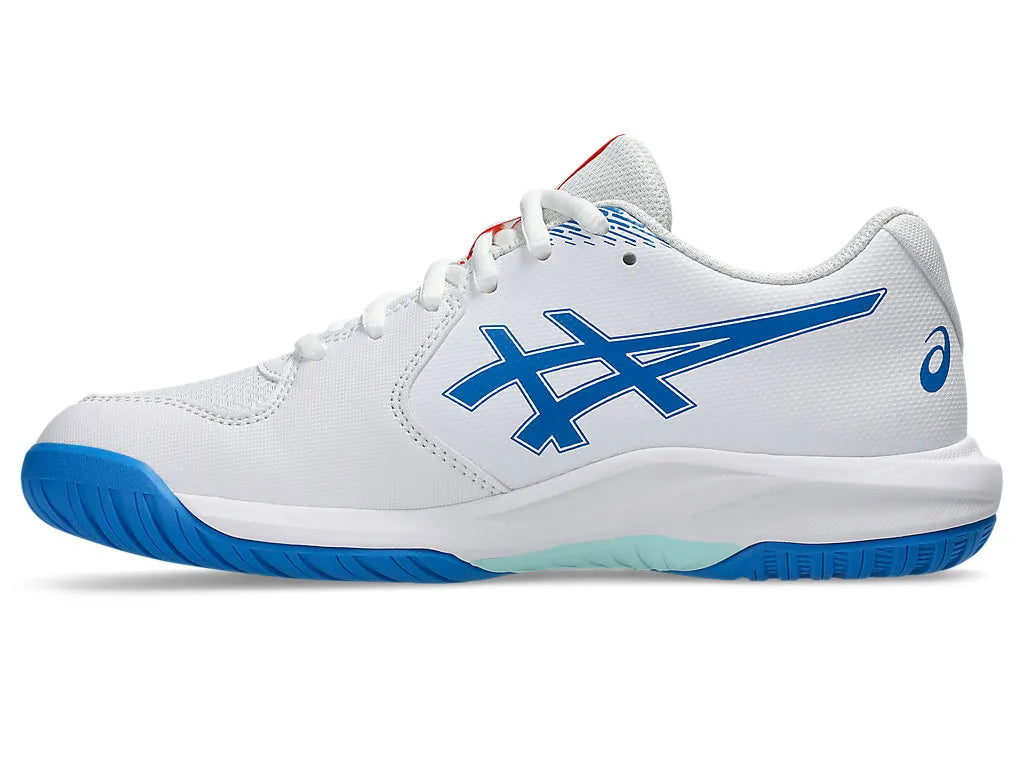 ASICS K Dedicate 8 GS WHITE/DIRECTORIRE BLUE