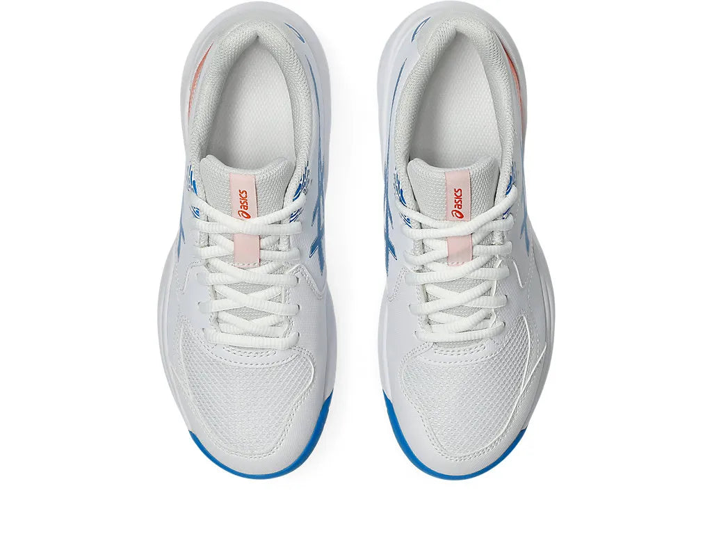 ASICS K Dedicate 8 GS WHITE/DIRECTORIRE BLUE
