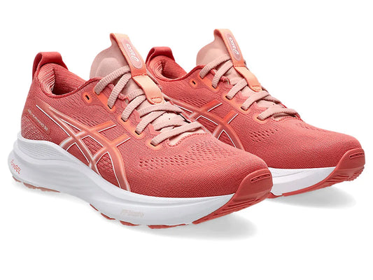 ASICS K Kayano 32 GS DARK PINK CLAY/VIVID CORAL