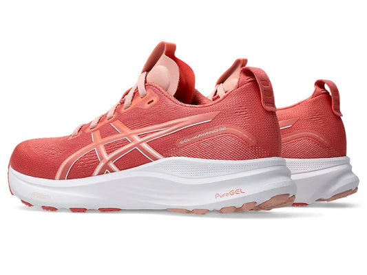 ASICS K Kayano 32 GS DARK PINK CLAY/VIVID CORAL