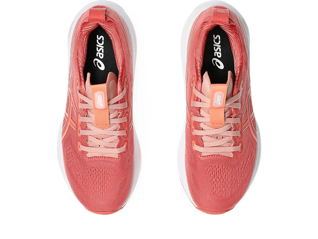 ASICS K Kayano 32 GS DARK PINK CLAY/VIVID CORAL