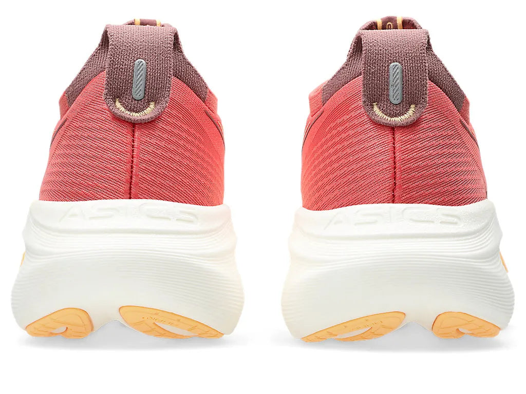 ASICS W Nimbus 27 (d) DARK PINK CLAY/ORANGE GLOW