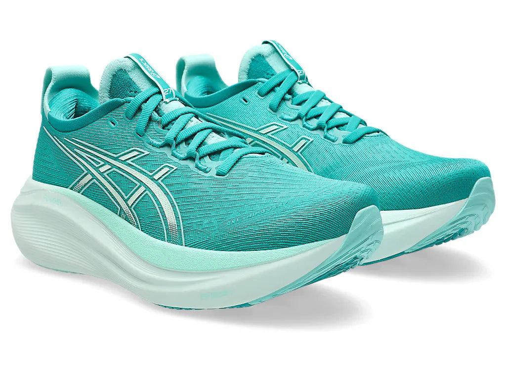 ASICS W Gel Nimbus 27 (b) WAVE TEAL/ILLUMATE MINT