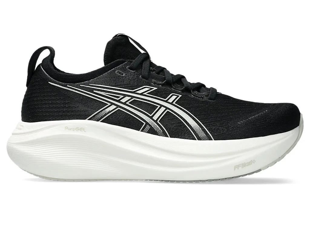ASICS W Nimbus 27 (b) BLACK/LAVA GLOW