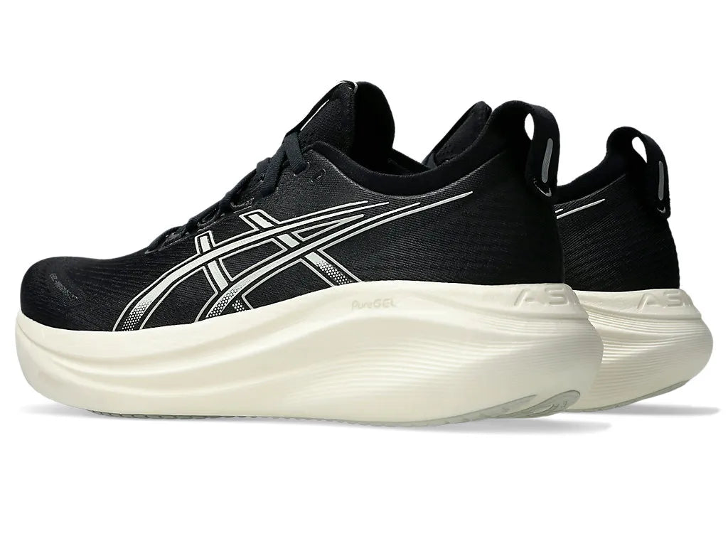 ASICS M Nimbus 27 (d) BLACK/LAVA GLOW