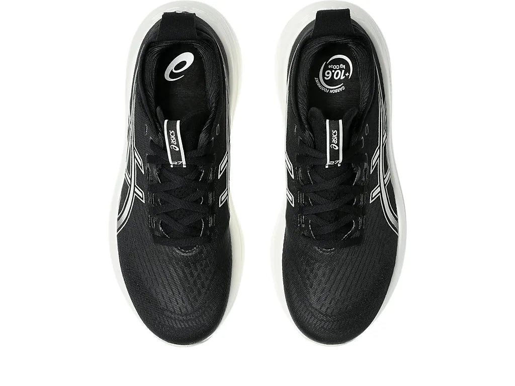 ASICS W Nimbus 27 (b) BLACK/LAVA GLOW