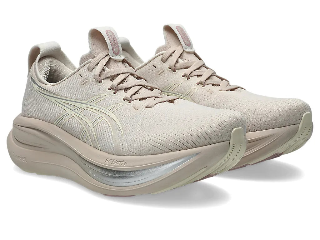 ASICS W Nimbus 28 (b) MINERAL BEIGE/CREAM