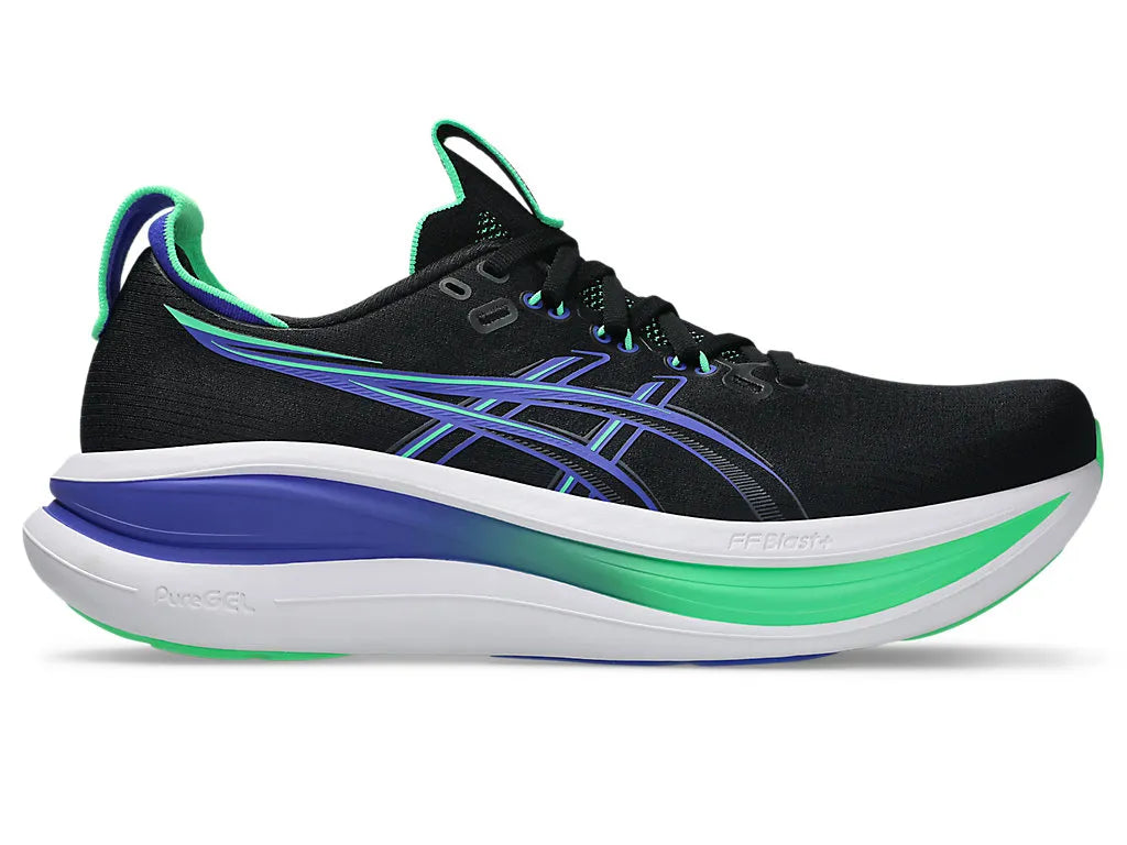ASICS M Nimbus 28 (d) BLACK/COBBLE