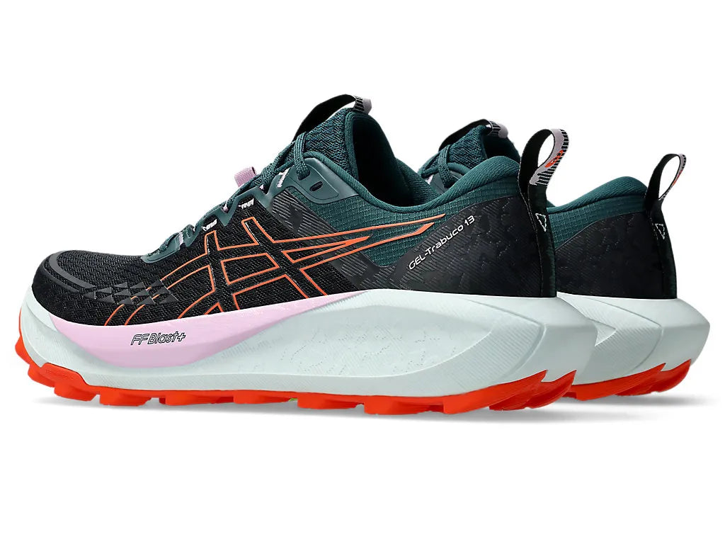 ASICS W Gel Trabuco 13 (b) BLACK/NOVA ORANGE