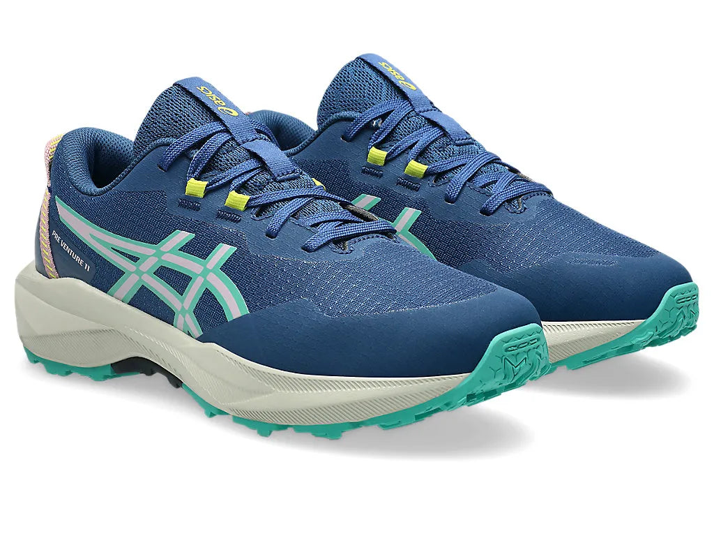 ASICS K Gel-venture 11 GS TWILIGHTBLIUE/AURORA GREEN