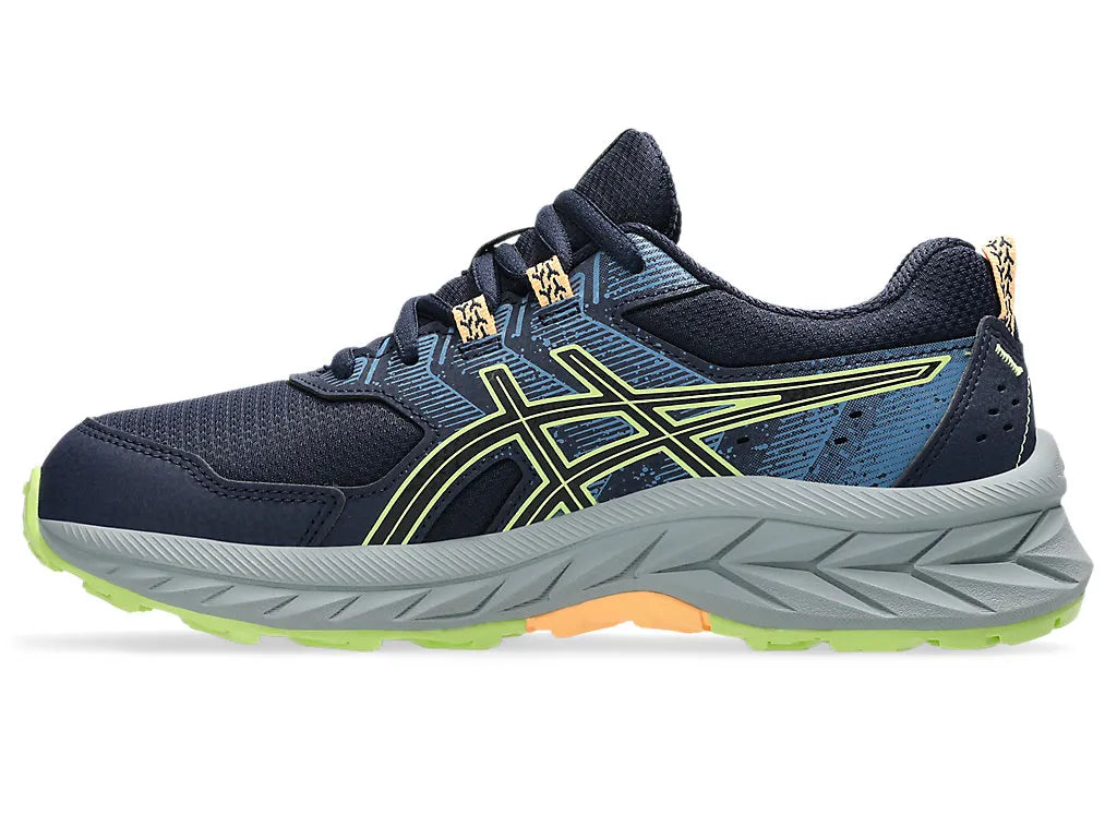 ASICS K Gel-venture 9 GS MIDNIGHT/LIME GREEN