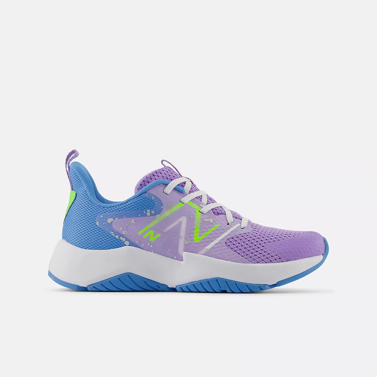 NEW BALANCE K Rave Run 2 JR LILAC GLO/SKY BLUE