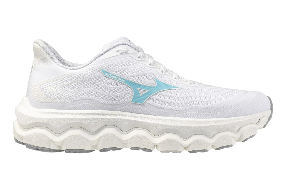 MIZUNO W Wave Horizon 8 (b) White/Tanager Turquoise/Nimbus C