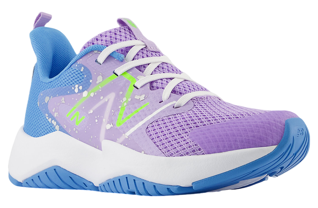 NEW BALANCE K Rave Run 2 JR LILAC GLO/SKY BLUE