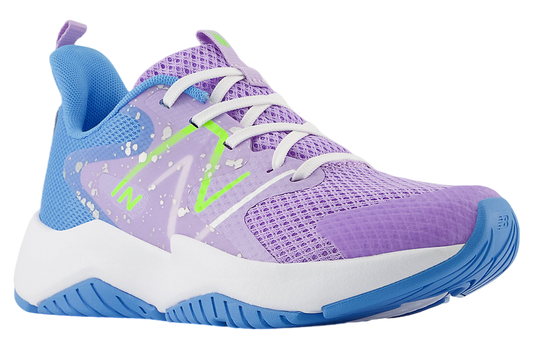 NEW BALANCE K Rave Run 2 JR LILAC GLO/SKY BLUE