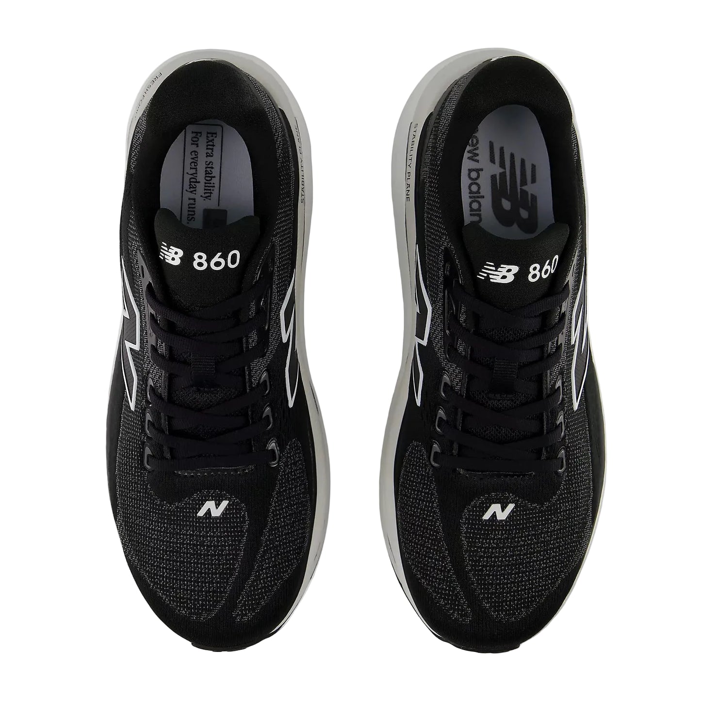 NEW BALANCE M M860 V15 (4E) BLACK/WHITE