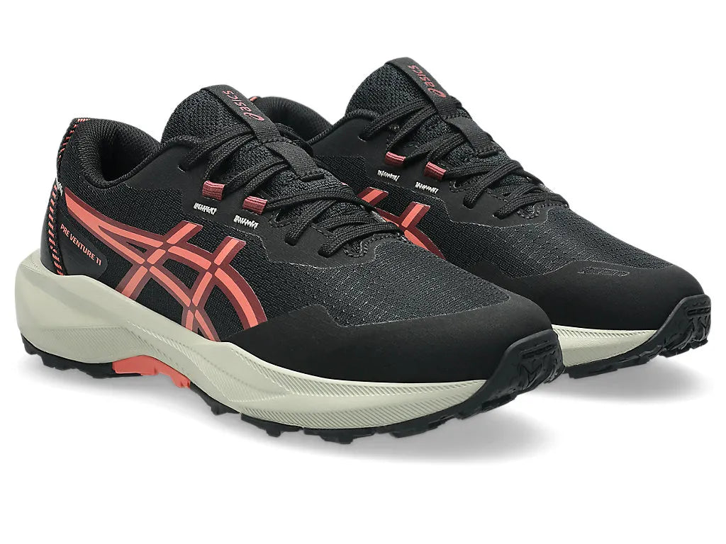 ASICS K Pre Venture 11 GS BLACK/PAPAYA