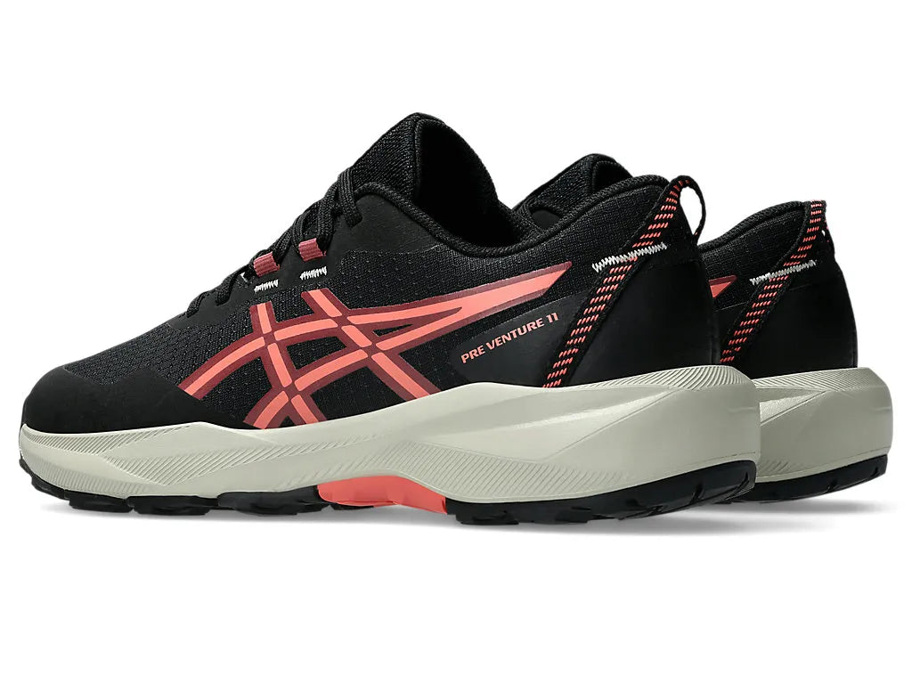 ASICS K Pre Venture 11 GS BLACK/PAPAYA