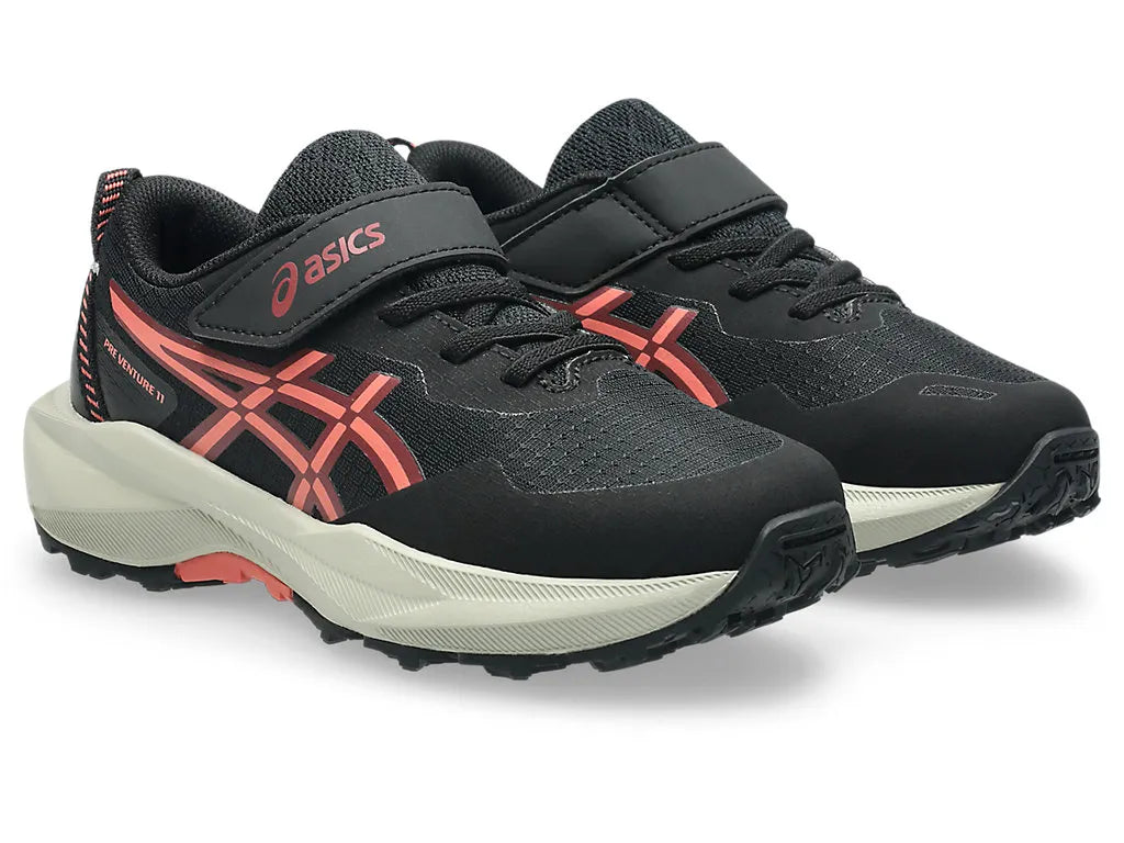 ASICS K Pre Venture 11 PS BLACK/PAPAYA