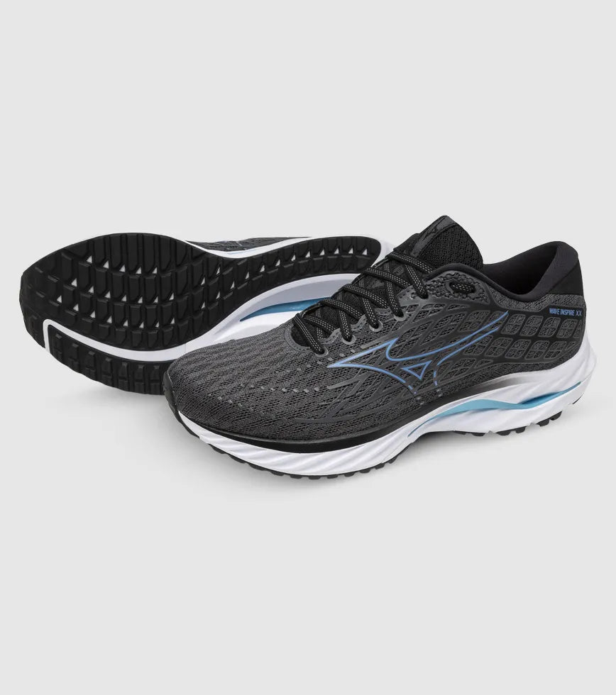 MIZUNO M Wave Inspire 20 (2E) IRON GATE/PARISIAN BLUE/BLACK