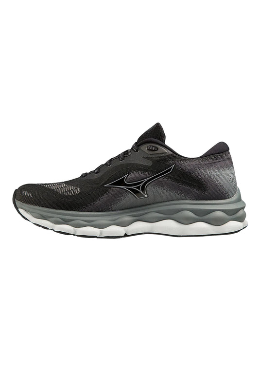 MIZUNO W Wave Sky 7 (w) Wide Black/Silverstar/Stormy Weather