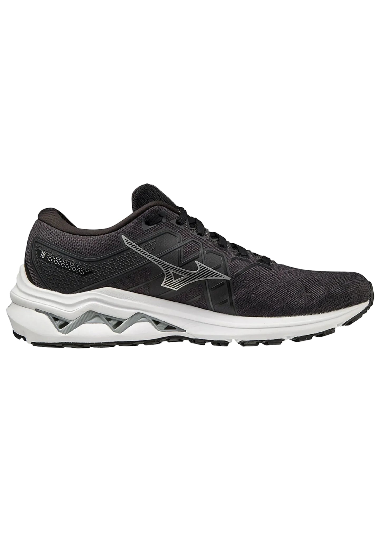 MIZUNO M Inspire 18 Waveknit BLACK/WHITE